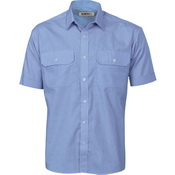 Polyester Cotton Work Shirt - Short Sleeve