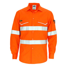 RipStop Cotton Cool Shirt with CSR Reflective Tape, L/S