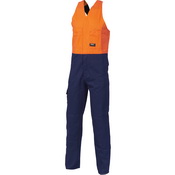 HiVis Two Tone Cotton Action Back Overall