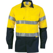 HiVis Cool-Breeze Cotton Shirt with 3M 8906
R/Tape - Long sleeve